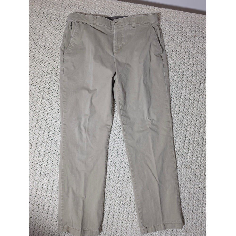 English Laundry Chino Pants Mens 34x28 Khaki  Straight Leg Stretch